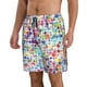 thumbnail image 2 of Fotbe Colorful Watercolor Dots Trajes de Baño Estampados para Hombre, Shorts de Verano de Secado Rápido, Ropa de Playa, Bañadores-Large, 2 of 6