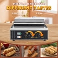 thumbnail image 2 of CGOLDENWALL Gofrera Máquina para Hacer Gofres de Perrito Caliente 1500W 6pcs Commercial Waffle Maker Eléctrica Antiadherente con Termostato Digital & Temporizador Certificado CE, 2 of 5