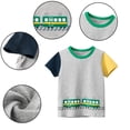 thumbnail image 4 of WOLLED 1-10Y Kids Toddler Funny T-Shirts Baby Casual Pure Cotton Tees Sport Tops Summer Short Sleeve Cartoon Graphic Tee Shirt, 4 of 10