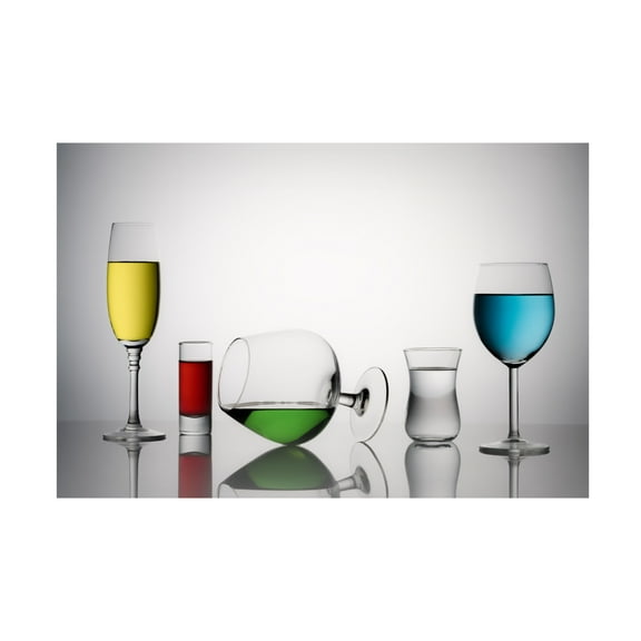 Canvas Wall Art - Saleh Swid 'Color Liqued' Wall Art for Living Room, Bedroom, or Office Décor by Trademark Fine Art - 19 x 12 Inches