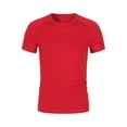 thumbnail image 3 of zbxnLI Boys Girls Athletic Shirts Girls Short Sleeve Quick Dry T Shirt Solid Color Basic Tee Tops Kids Sports Activewear Top, 3 of 7