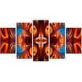 thumbnail image 1 of Arte Reflejado Design Art Inc. Naranja y Azul PT3075-373, 1 of 1
