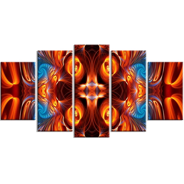 Arte Reflejado Design Art Inc. Naranja y Azul PT3075-373