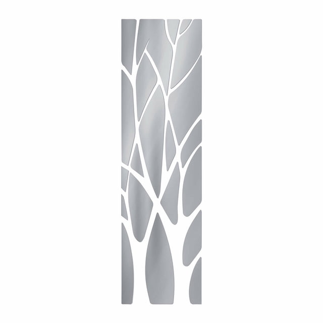 Bewildely Adhesivo de pared con diseño de árbol moderno, acabado de espejo para sala de estar, adhesivo artístico de pared acrílico, decoración del Decoración del hogar No.01 Bewildely HA001138-01