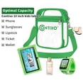 thumbnail image 6 of Contixo 10" Kids Tablet Clear Backpack - Stadium Approved Over the Shoulder Bag, Green, 6 of 6