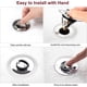thumbnail image 4 of Universal Pop-Up Sink Drain, Anti-Blocked Drain Filter, Stainless Steel and Pure Copper Bath Drain, for Holes from 1.33 to 1.49, 4 of 4