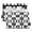 Chess Pieces and Board, variant on Cartoon Doodle 2 Pack Pencil Pouch for 3 Ring Binder Smooth Zipper Folders with Pockets Clear Window Pencil Case