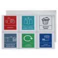 thumbnail image 3 of Recycling bin Sticker Mixed Pack Self-adhesive Vinyl -6 stickers 150mm x 100mm, 3 of 6