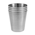thumbnail image 4 of Gases de acero inoxidable, Taza de metal al aire libre apilable a prueba de Óxido inofensivo hygienic 4pcs para caminar, 4 of 8