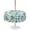 Blue, variant on Outdoor Tablecloth with Umbrella Hole for Patio/Picnic/Party/Camping, Blue Green Botanical Waterproof Table Cloth Square Cover Washable, Spring Floral Summer Rustic (60"x 60")