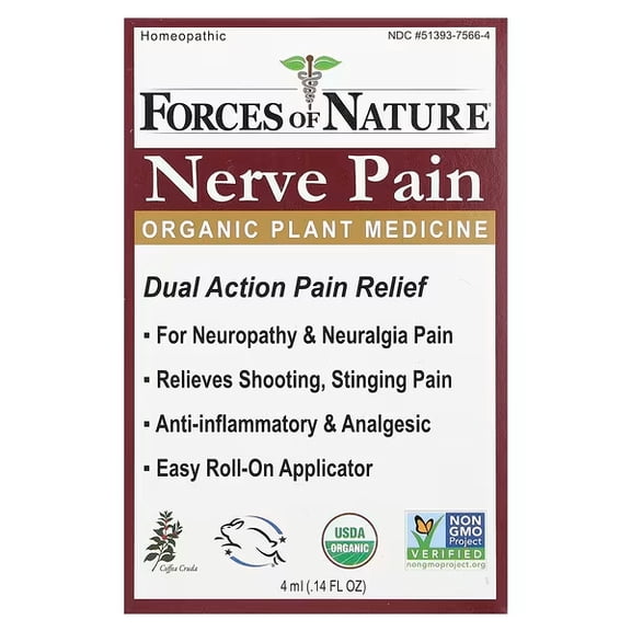 Forces Of Nature Nerve Pain Management Rollerball Activator Topical Medicine - 1 Each - 4 ML