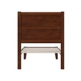 thumbnail image 5 of AFI NoHo 14" Twin XL Wood Platform Bed Frame with Modern Panel Headboard, Walnut, 5 of 6