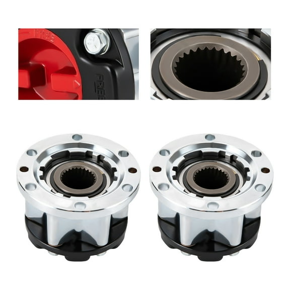 Miumaeov 2Pcs Manual Free Wheel Locking Hub for 1986-1995 Toyota T100 Pick Up Truck 4Runner Hilux