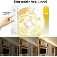 thumbnail image 3 of LINLIN LED Strip Lights Battery Operated, Waterproof Dimmable LED Light Strip with Motion Sensor Cuttable Flexible Tape Lights for Bedroom Mirror Vanity, Under Cabinet, Kitchen, 3 of 7