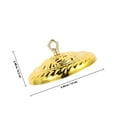 thumbnail image 2 of Minkissy Hanging Lamp Canopy Iron Golden Easy Installation for Living Rooms 1 Set, 2 of 5