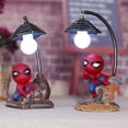 thumbnail image 4 of Spiderman Led Luz De Noche Resina Spider Man Lámpara Para Niños Habitaciones Decoración Del Hogar Izquierda Cumpleaños Regalos De Navidad, 4 of 4