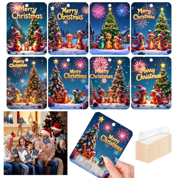 Christmas Money Holder Cards, Christmas Gift Cash Wallets With Plastic Cover And Double-Sided Tape, Cute Holiday Graphic Envelopes For Checks Bills Cards Party Supplies Christmas Decorations