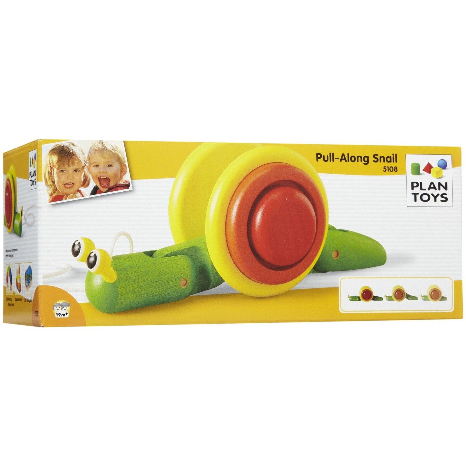 plan toys pull along snail
