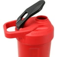 thumbnail image 3 of 5% Nutrition Rich Piana Gym Protein Shaker Bottle | Fits Most Cup Holders | Leak-Proof | Measurement Line | BPA-Free Plastic | Internal Mixer 20oz Red Black, 3 of 5