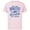 Soft Pink, variant on Disney & Pixar’s Monsters University Graduation Class of ‘24 - Short Sleeve Cotton T-Shirt for Adults - Customized-Athletic Heather