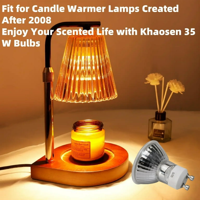 6 Pack GU10 Halogen Bulbs 50W - 2900K Warm White, Dimmable, 2500 Lumens, 3000 Hour Life For Track & Recessed Lights