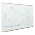 thumbnail image 6 of Porcelain Steel Magnetic Dry Erase Board w/ Aluminum Frame & Map Rail (4' W x 3' H), 6 of 9