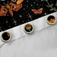 thumbnail image 4 of Manfei Flying Moth Blackout Curtains Set of 2 (52x84 Each) for Female Men,Chic Floral Flowers Window Curtains,Bohemian Starry Sky Curtains and Drapes,Ultra Soft Home Decor, 4 of 6