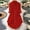 Red, variant on Women's Plus Blouse Pointed Collar 3/4 Length Buttoned Cuffs Front Button Closure Lightweight Fabric for Casual Semi-Formal Wear(Black,XL)