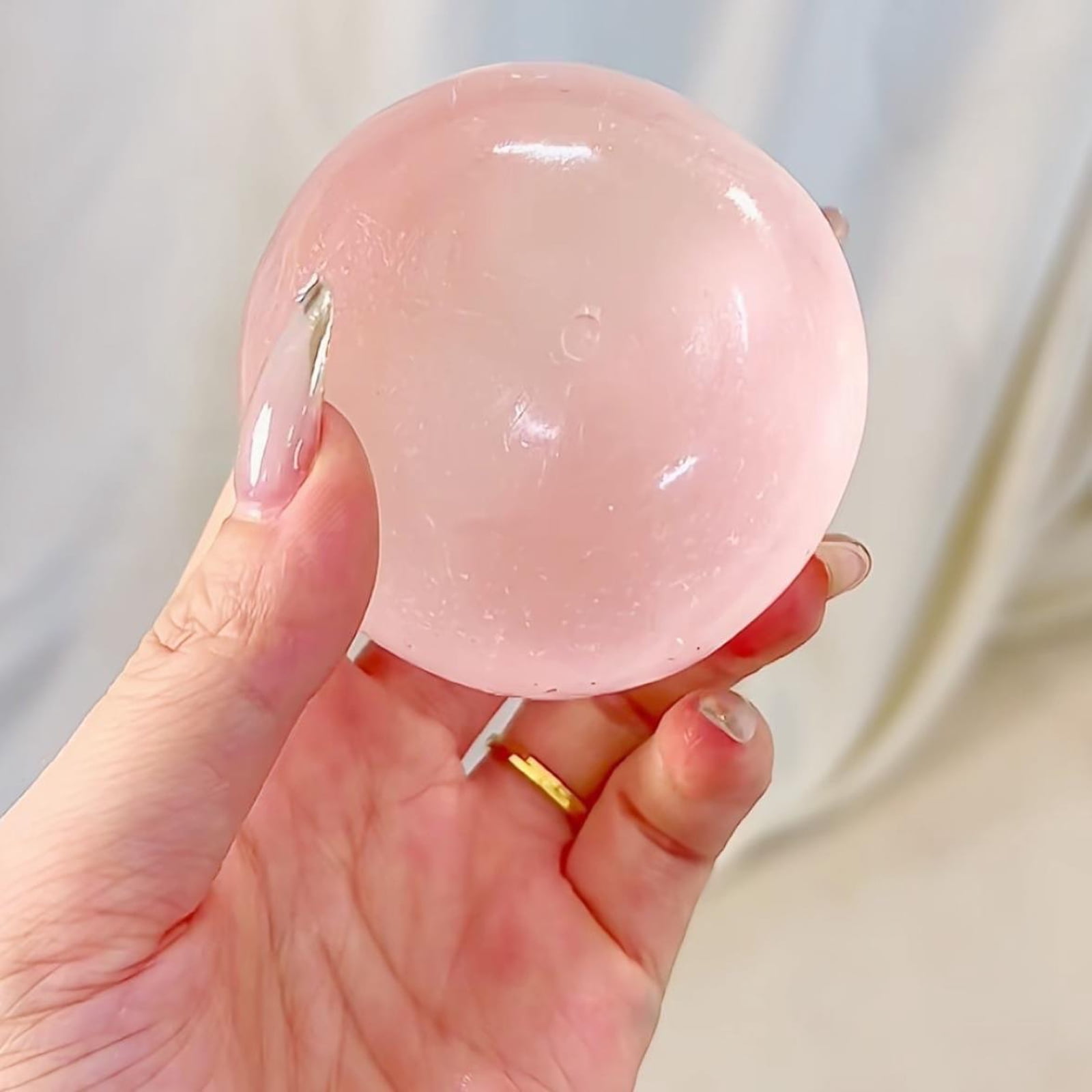 Coconut Oil Stress Ball, Coconut Oil Squooshy Ball Clear, Slow Rising , Soft and Non-Sticky