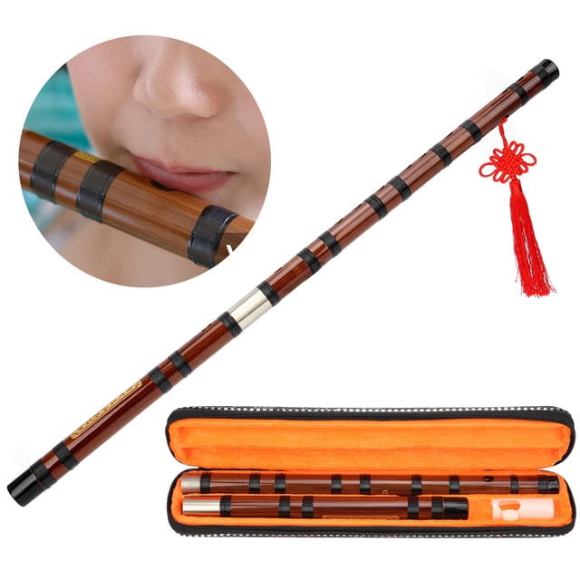 Bamboo Flute, Practical Convenient Use Long Service Life Bitter Bamboo Flute for Music Enthusiast for Grade Examination for Outdoor Performance for Beginner