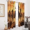 thumbnail image 2 of Vintage Western Cowboy Modern Window for Living Room Curtains for Child Bedroom Kitchen Decor Blinds Drapes, 2 of 7