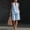14# Light Blue, variant on Women's 2 Piece Short Sets Linen Sleeve V Neck Halter Matching Short Suit Summer Casual Oversized Outfits Yellow S
