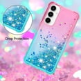 thumbnail image 4 of Funda para Samsung Galaxy A55 5G Transparente con Brillos Carcasa Protectora Antigolpes con Glitter Brillante, 4 of 5