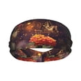 thumbnail image 2 of Wukai Butterfly Sitting on a Flower Sports sweatband,Men & Women Sweatband Headband for Running, Cross Training, Racquetball, Working Out, 2 of 7