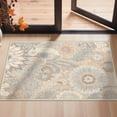 thumbnail image 2 of KUETH 2X3 Vintage Floral Area Rugs Machine Washable Rugs for Living Room, Non Slip Flat Pile Rug with Rubber Backing, Boho Rug for Entryway Bedroom Dining Room Home Office, 2 of 8