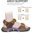 thumbnail image 3 of Rumpra Men's Quick-Dry Sport Sandals - Lightweight Water Shoes for Beach, Hiking & Swimming, 3 of 7