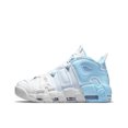 thumbnail image 1 of Zapatillas de running Air More Uptempo de estilo retro, de caña alta, grandes, color blanco, gris y negro, para hombre, de cuero tricolor, 1 of 4
