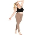 thumbnail image 2 of Stretch Is Comfort Women's Polyester Plus Size Leggings Mocha 3X, 2 of 6
