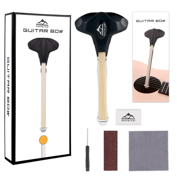EASTROCK Guitar Bow, 2-in-1 Picasso Bow, Create Cello and Violin-Like Sounds, Dual-Purpose Plucked String Tools, Guitar