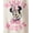 Cameo Pink, variant on Minnie Mouse Baby Girl’s Crewneck Sweatshirt, Leggings and Headband Set, 3 Piece, Sizes 0/3M-24M