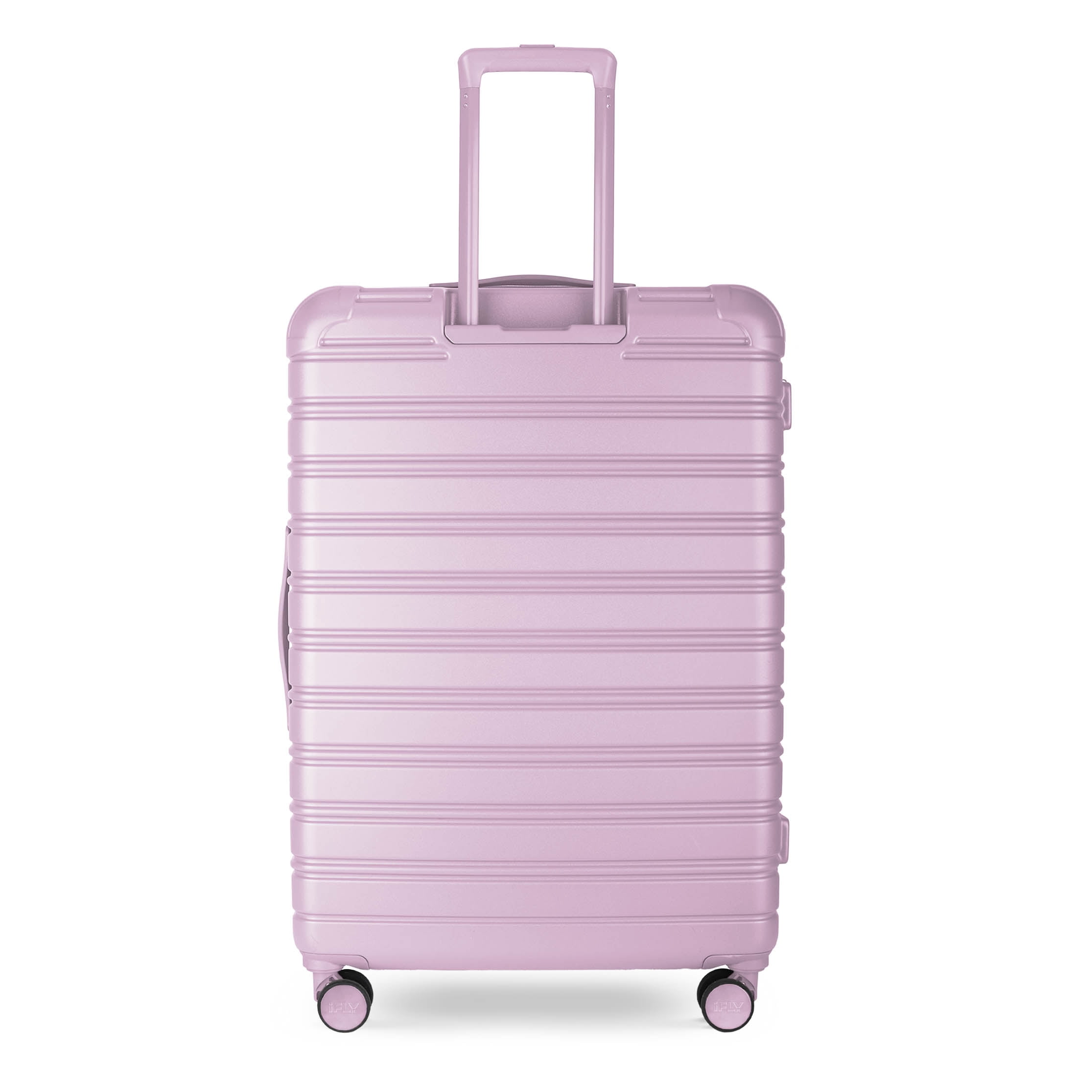 iFLY Fibertech 3.0 Matte Expandable Hardside Spinner 2-Piece Luggage Set, 20" Carry-On & 28" Checked Suitcase, Mauve