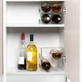 thumbnail image 4 of 2 Pièces Range Bouteille, Casier à Bouteilles Plastique, Range Bouteille Vin, Range Bouteille Eau, Casier à Bouteilles de Cuisine Armoire Empilable, pour Comptoirs de Cuisine, Armoire, Réfrigérateur, 4 of 5