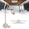 thumbnail image 4 of Lampe de Lecture RV, Source LED Projecteur de Chevet Contrôle Tactile Luminosité Réglable pour Camion Nickel Plaqué, 4 of 7