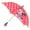 Red, variant on Disney Kid's Minnie Mouse Stick Umbrella with Clamshell Handle