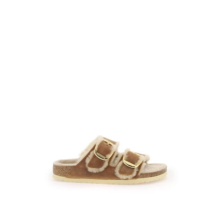 

Birkenstock Arizona Big Buckle Mules In Shearling Women