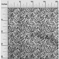 thumbnail image 2 of oneOone Silk Tabby Off White Fabric Paisley Sewing Material Print Fabric By The Yard 42 Inch Wide-AC, 2 of 6