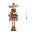 thumbnail image 4 of XUYAN 26.77" Christmas Ornaments Long Stretchable Leg Reindeer Plush for Gift Adjustable Leg Holiday Home Party Decorations Deer Toy for Birthday Party Christmas Gifts, 4 of 6