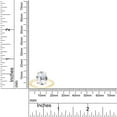 thumbnail image 4 of AFFY 2.50CT 8X10MM Oval Moissanite Diamond Solitaire Promise Ring for Women 14K Yellow Gold over Silver-7.5, 4 of 5