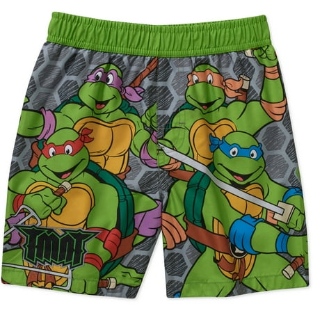 Teenage Mutant Ninja Turtles Toddler Boy Swim Trunks - Walmart.com