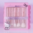 thumbnail image 2 of Impressions Vanity Hello Kitty Kawaii Icon 6 Pcs Soft Makeup Brush Set with Aluminum Ferrule (Pink), 2 of 4